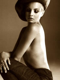 Mena Suvari posing topless and in hot bikini