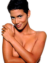 Halle Berry show off her perfect round boobs