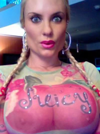 Nicole Austin shows her big butt and huge boobs