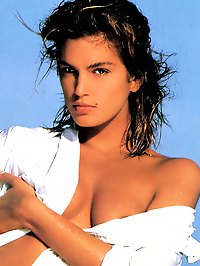 Cindy Crawford shows her nice ass hairy pussy and lovely boobs