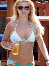 Britney Spears big boobs in hot bikini