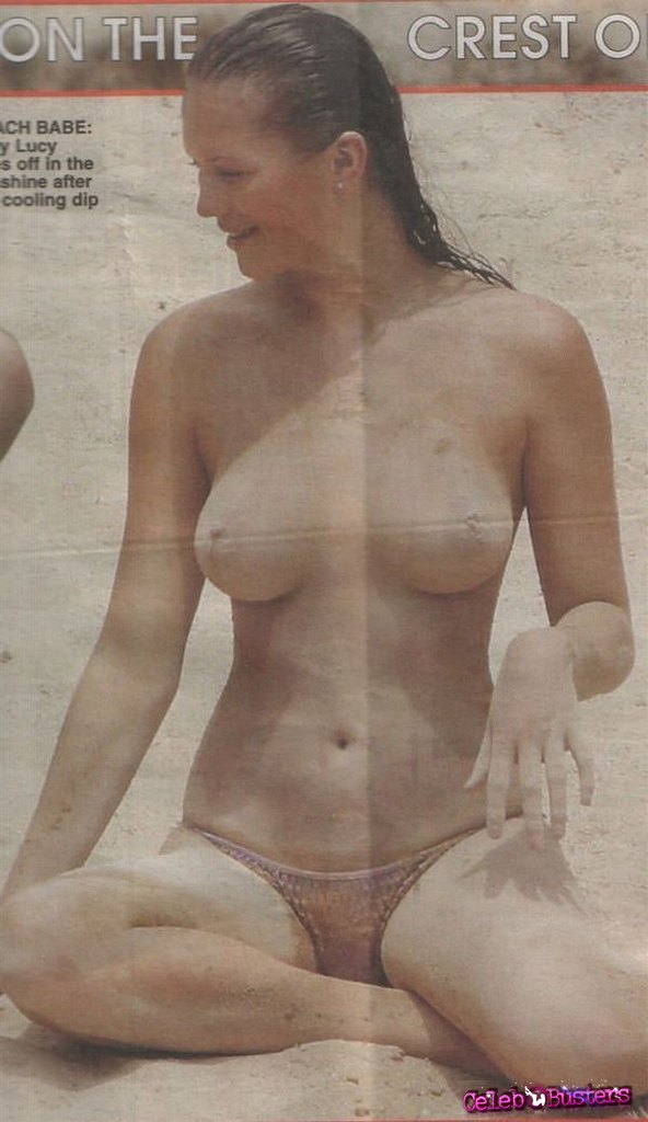 Topless lucy clarkson See Through