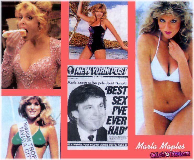 Marla maples tits