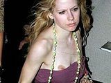 Avril Lavigne Nipple Slip & Upskirt