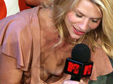 Claire Danes Nipple Slip On Mtv