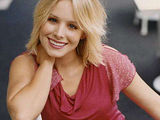 Kristen Bell posing in sweet little panties