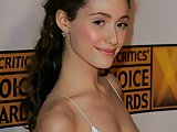 Emmy Rossum Cleavage At Show