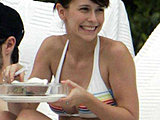 Jennifer Love Hewitt caught sunbathing in a sexy bikini with boyfriend