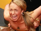 Hayden Panettiere upskirt & tight pants vidcaps