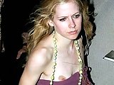 Avril Lavigne Nipple Slip & Upskirt