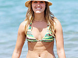Ashley Tisdale caught in a tiny bikini on the beach paparazzi pics