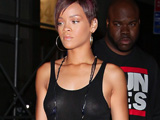 Rihanna public see through nipples
