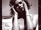 Eva Herzigova topless photos scanned from magazine