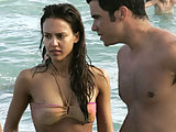Jessica Alba see through nipples