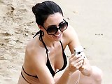 Paz Vega sexy in thong bikini & topless photo