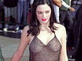 Rose McGowan showing her nice big tits and her ass