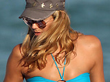 Stacy Keibler in first bikini candids