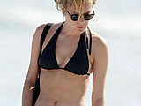 Chloe Sevigny showing her hot body in a teeny bikini candids
