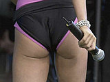 Geri Halliwell flashing her sexy ass and hard nipples sexy pics