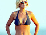 Jenny Mccarthy bikini candids and bare tits sides flaunting pics