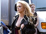 Britney Spears see-through and pokies in public