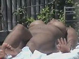 Janet Jackson Sunbathing Naked